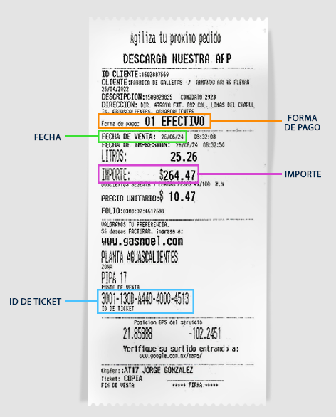 Imagen del Recibo